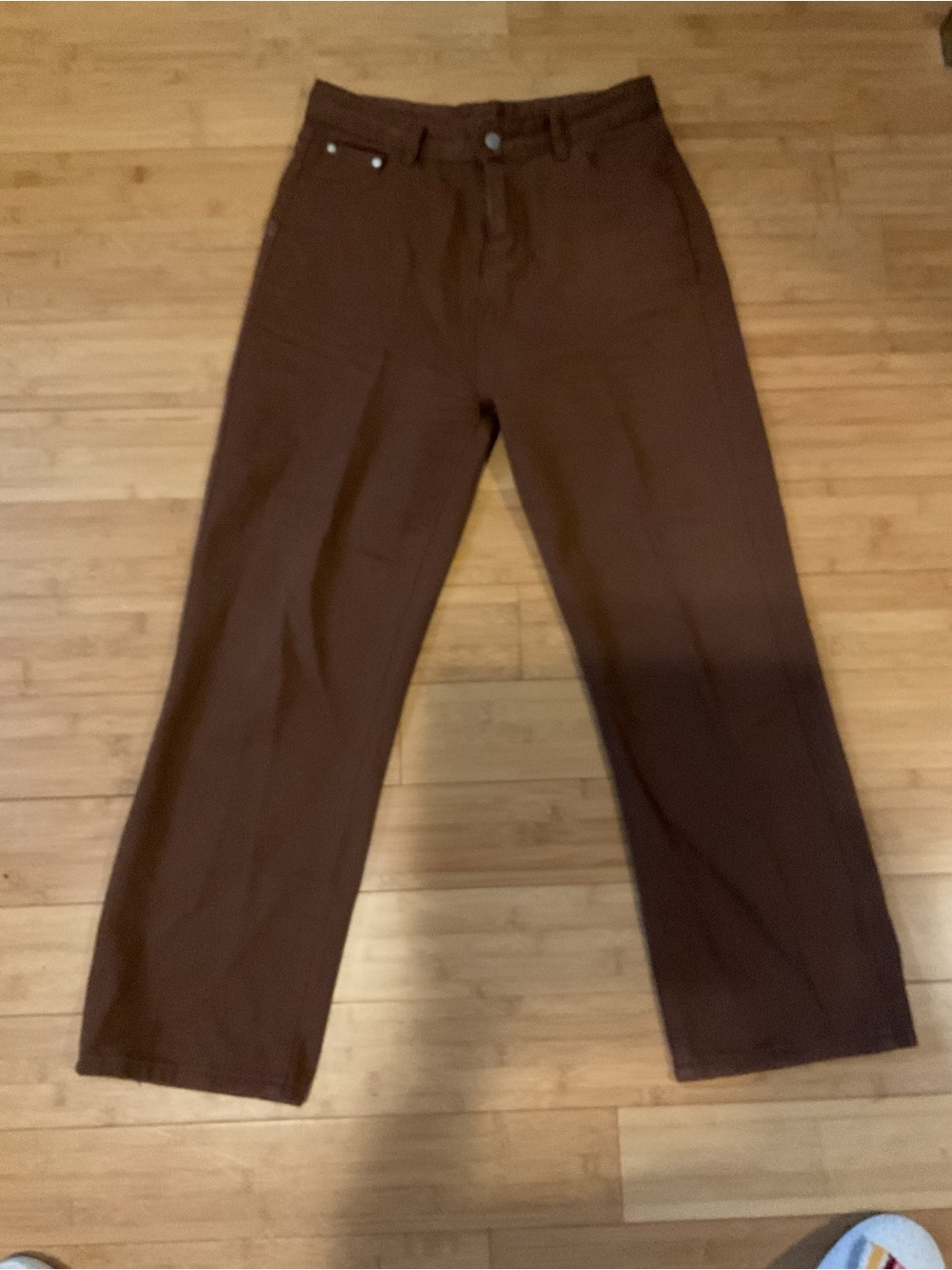 Women’s Brown Straight-Leg Jeans